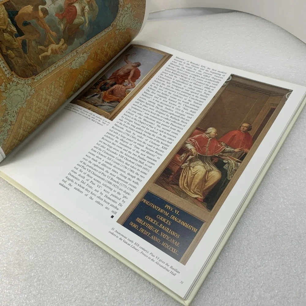 Paulus II Galleries Vatican Library Floor Restoration 16th Century Art Book